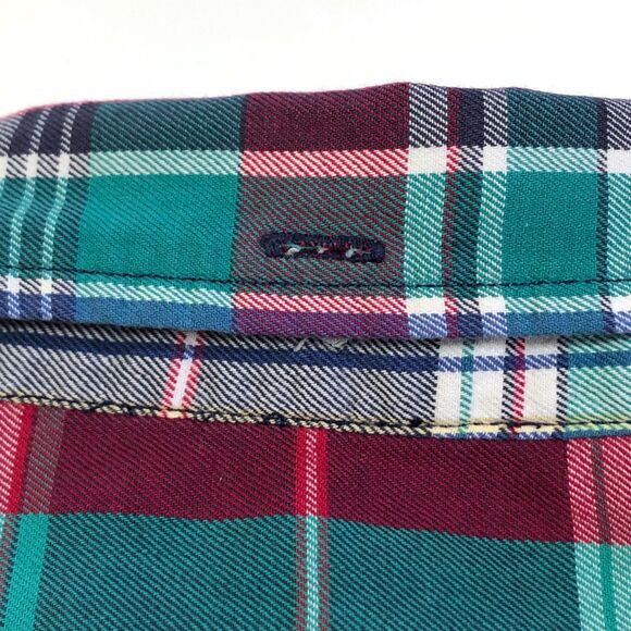Eddie Bauer Plaid Cotton XL Casual Button-Up Shirt - Picture 5 of 7